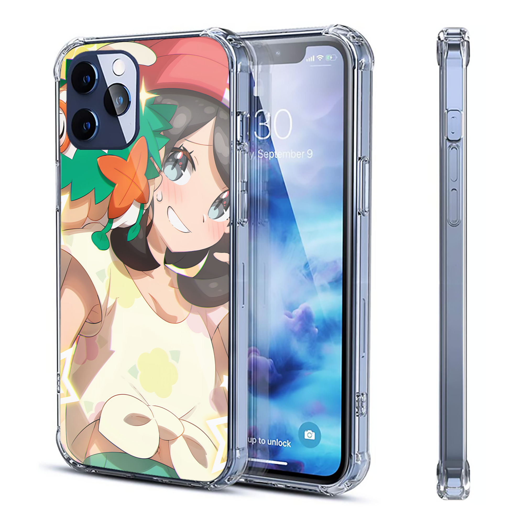 （画像用） ポケットモンスター Pokémon 【iPhone 12シリーズ対応】透明スマホケース（クリアソフトケース）